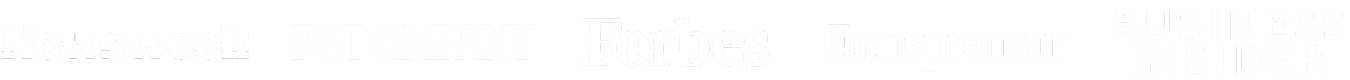 Featured in Newsweek, Fast Company, Forbes, Entrepreneur, Business Insider and more